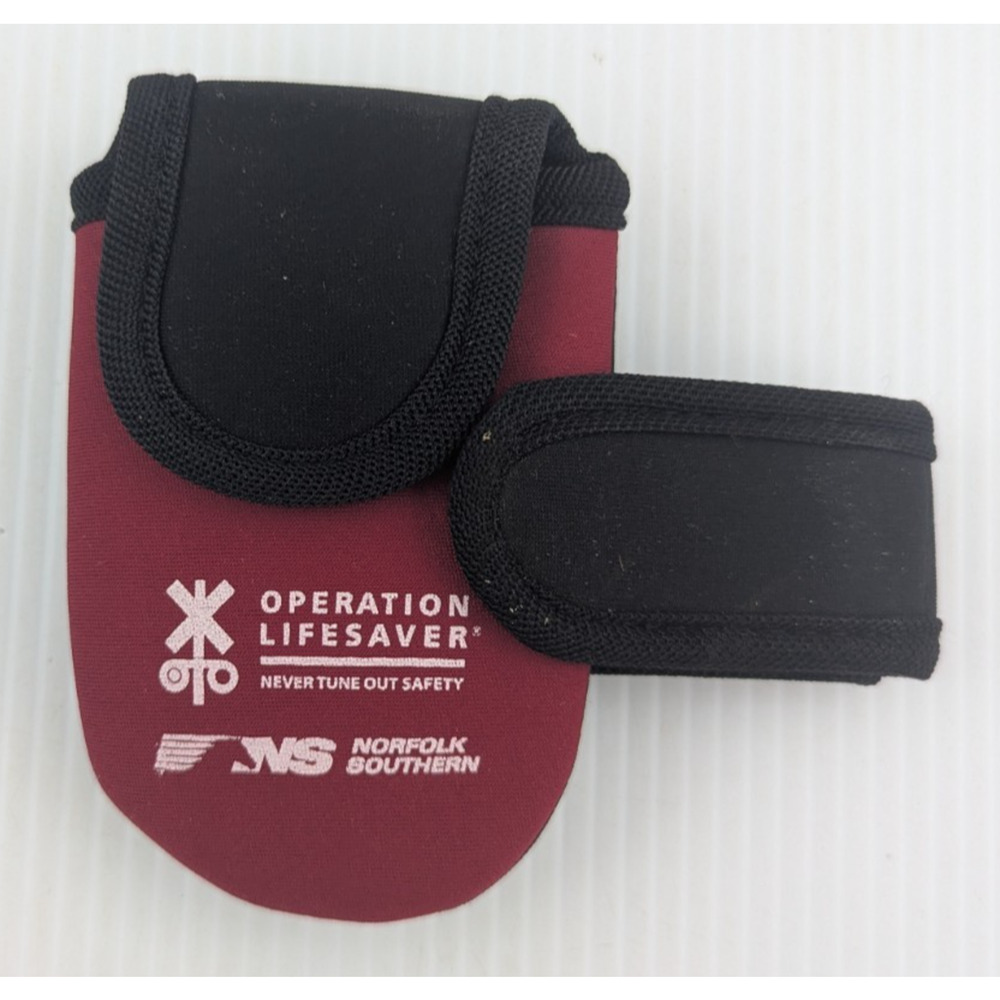 Vintage NS Norfolk Southern Operation Lifesaver Armband Old Phone Holder Case